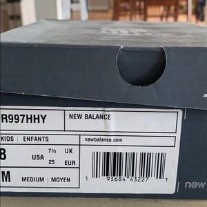New balance toddler size 8